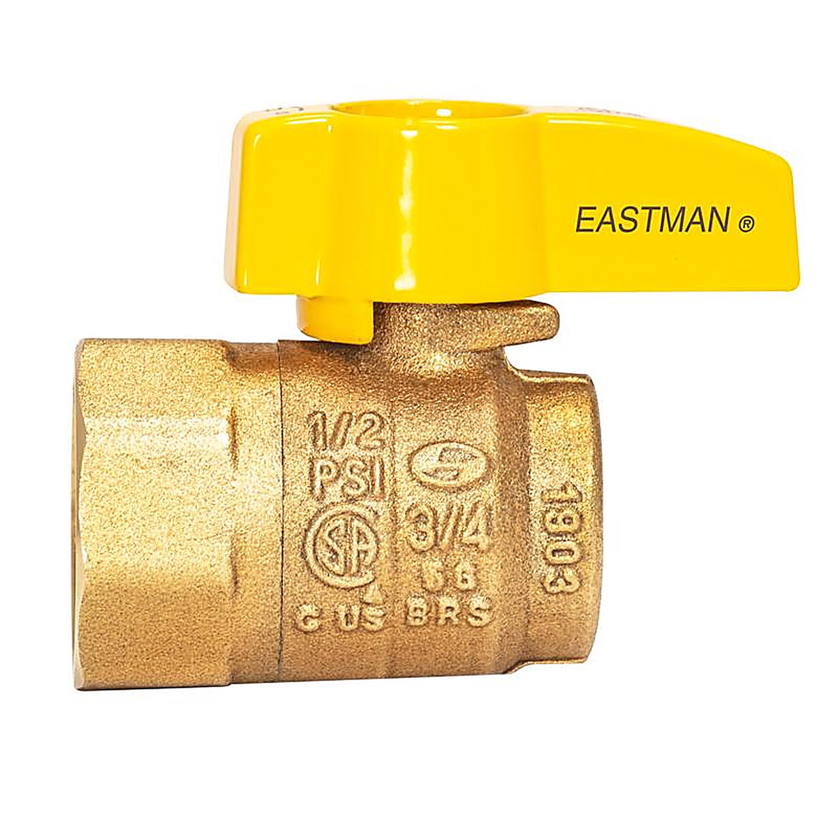 BrassCraft PSSC-61 Magne Flo 5/8 in. Brass Push-Fit Gas Ball Valve