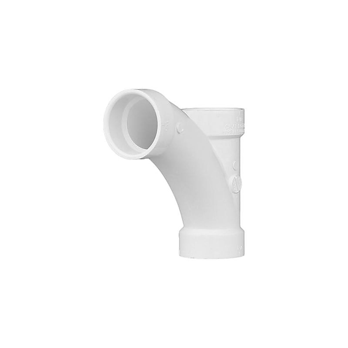 Charlotte Pipe PVC005010600 Schedule 40 1-1/2 in. Hub x 1-1/2 in. Dia. Hub PVC Long Turn Wye