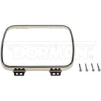 Dorman 42407 Rectangular Headlamp Retaining Ring (2) With 4 Retaining Screws Steel