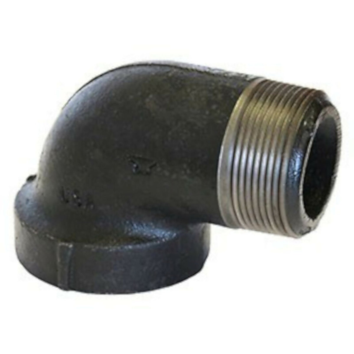 Anvil 8700127403 1 in. FPT x 1 in. Dia. MPT Black Malleable Iron 90 Degree Street Elbow