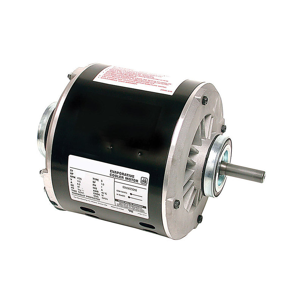 Dial 2201 Metal Black Evaporative Cooler Motor Kit