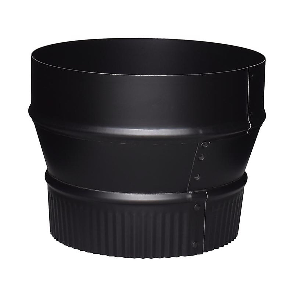 Imperial BM0077 7 in. Dia. x 6 in. Dia. Steel Stove Pipe Reducer