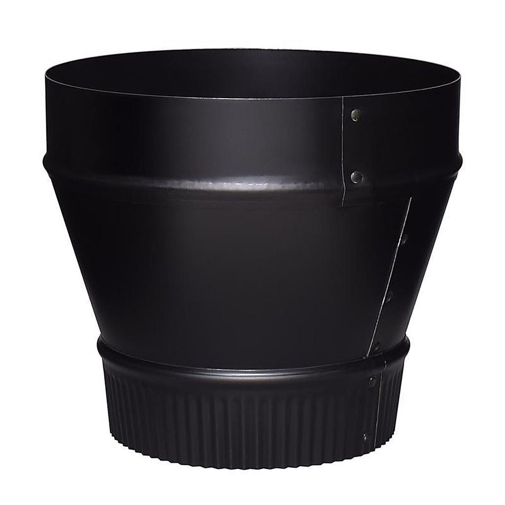 Imperial BM0079 8 in. Dia. x 6 in. Dia. Steel Stove Pipe Reducer