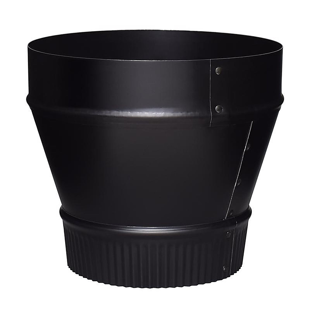 Imperial BM0079 8 in. Dia. x 6 in. Dia. Steel Stove Pipe Reducer