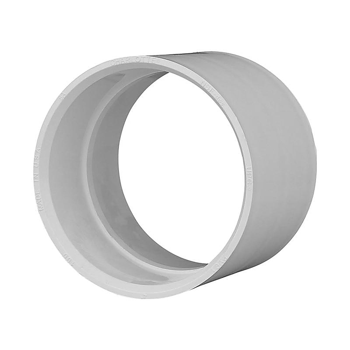 Charlotte Pipe PVC001000800 Schedule 40 1-1/2 in. Hub x 1-1/2 in. Dia. Hub PVC Coupling
