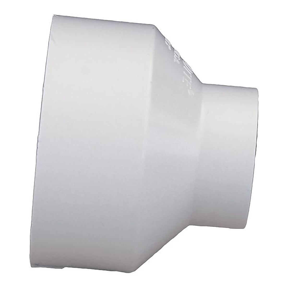 Charlotte Pipe PVC001020800 Schedule 40 1-1/2 in. Hub x 3 in. Dia. Hub PVC Reducing Coupling