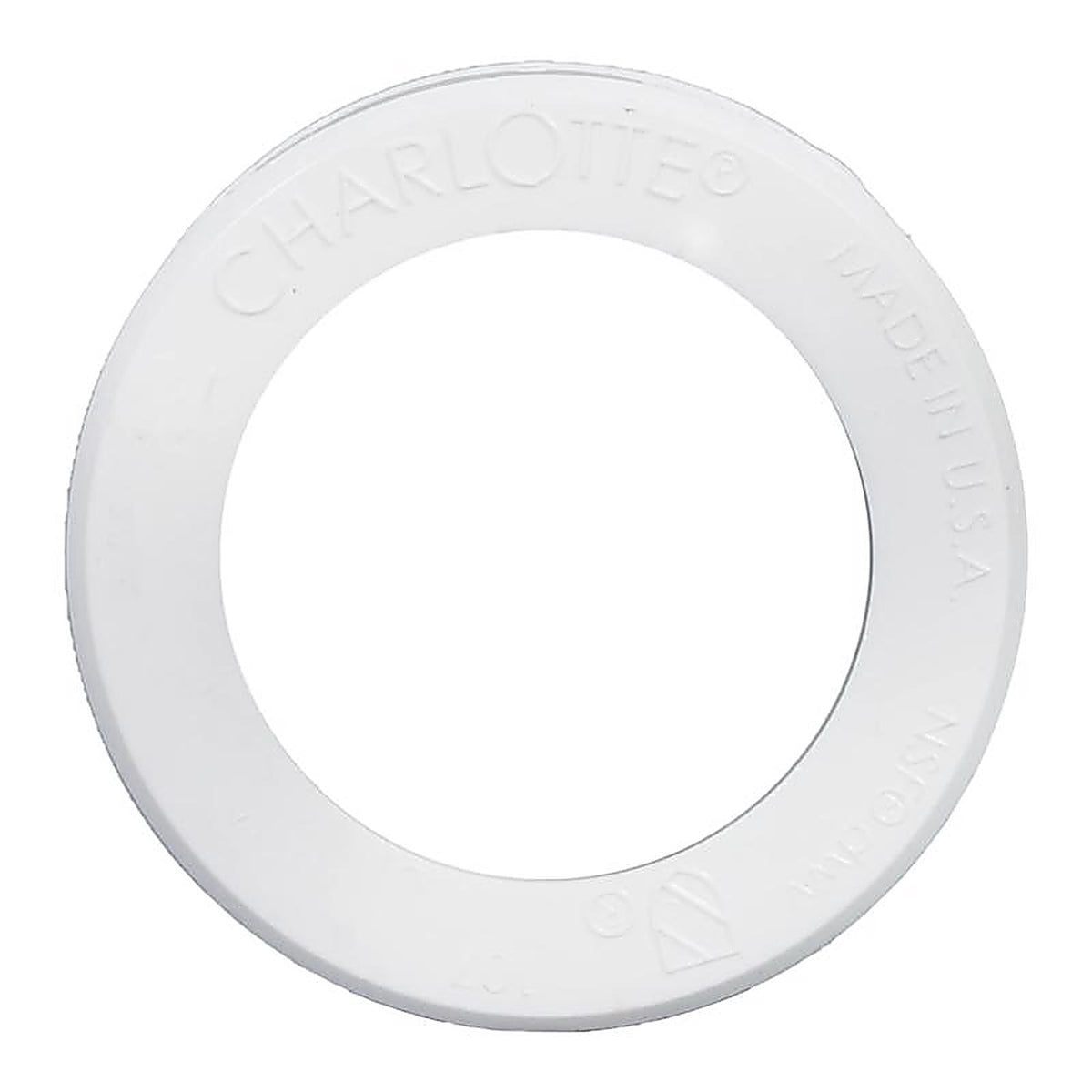 Charlotte Pipe PVC001071000 Schedule 40 2 in. Spigot x 1-1/2 in. Dia. Hub PVC Flush Bushing