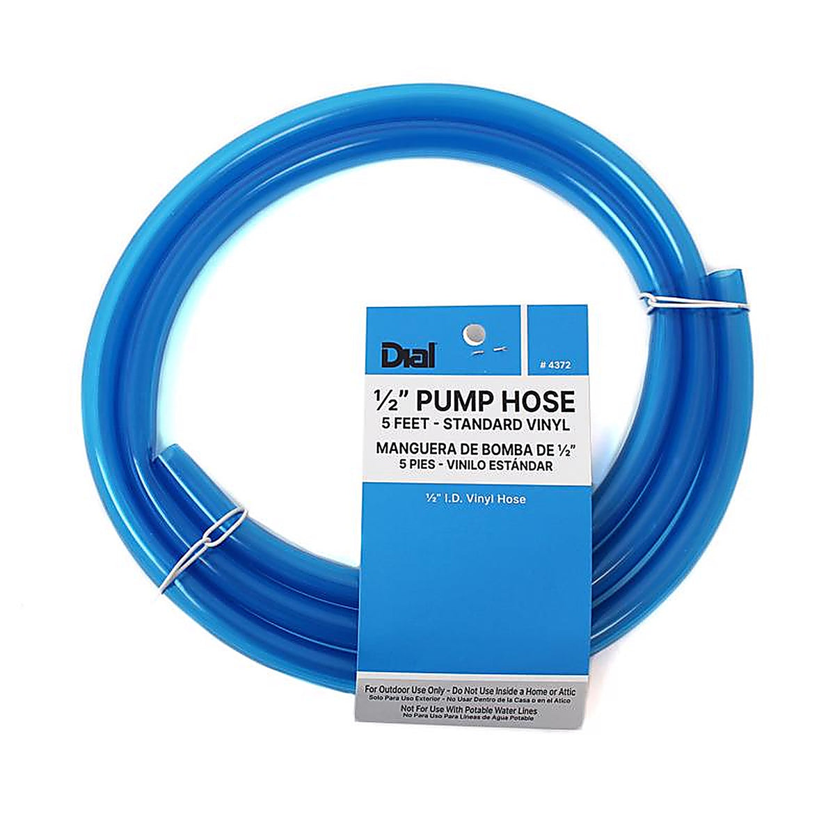 Dial 4372 1/2 in. H Plastic Blue Adapter