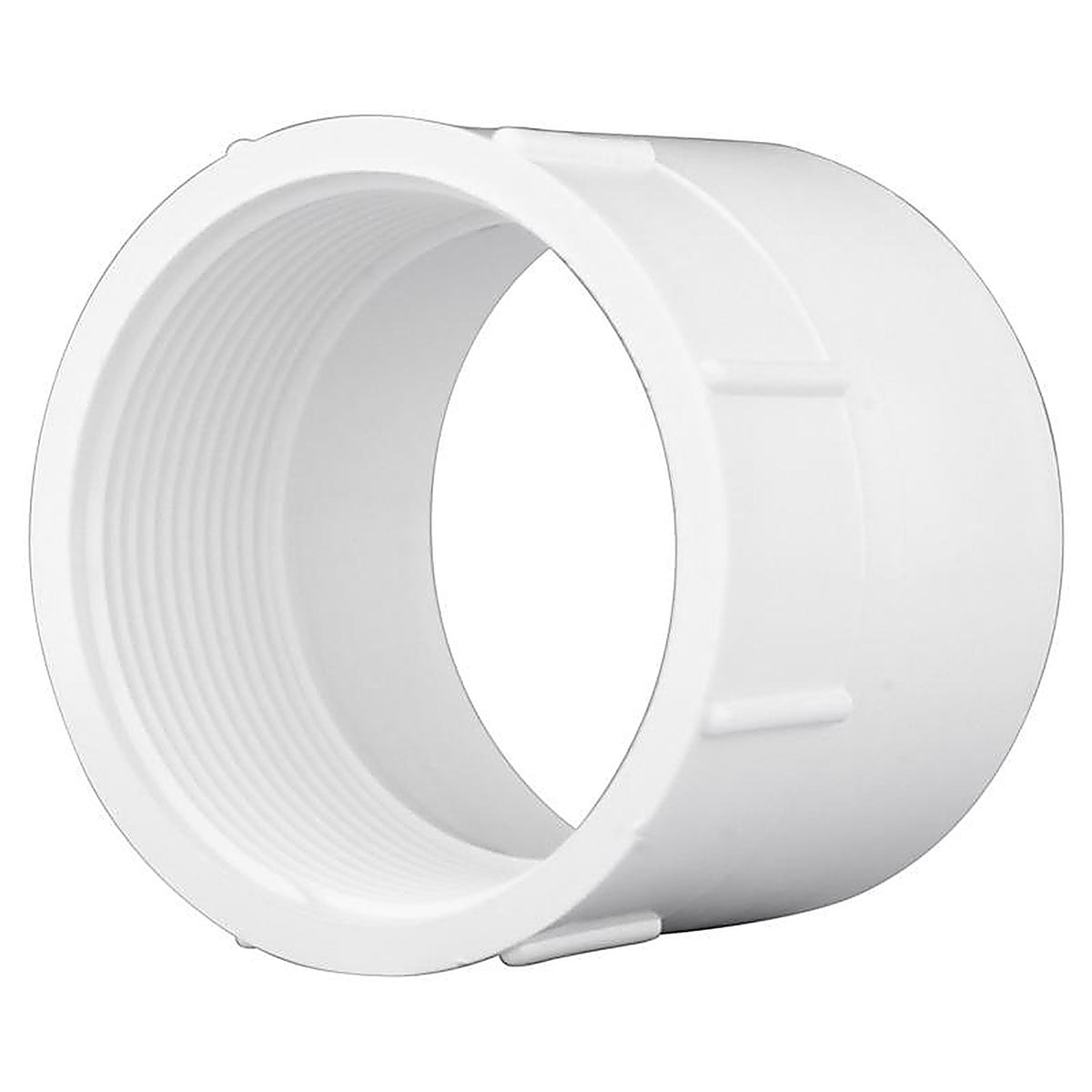 Charlotte Pipe PVC001011200 Schedule 40 3 in. Hub x 3 in. Dia. FPT PVC Adapter