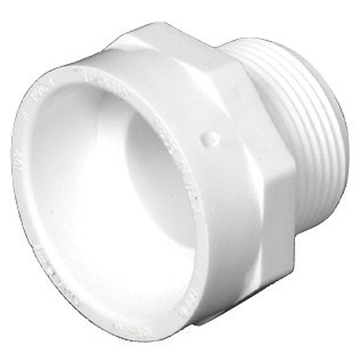 Charlotte Pipe PVC001091400 Schedule 40 3 in. Hub x 3 in. Dia. PVC Adapter