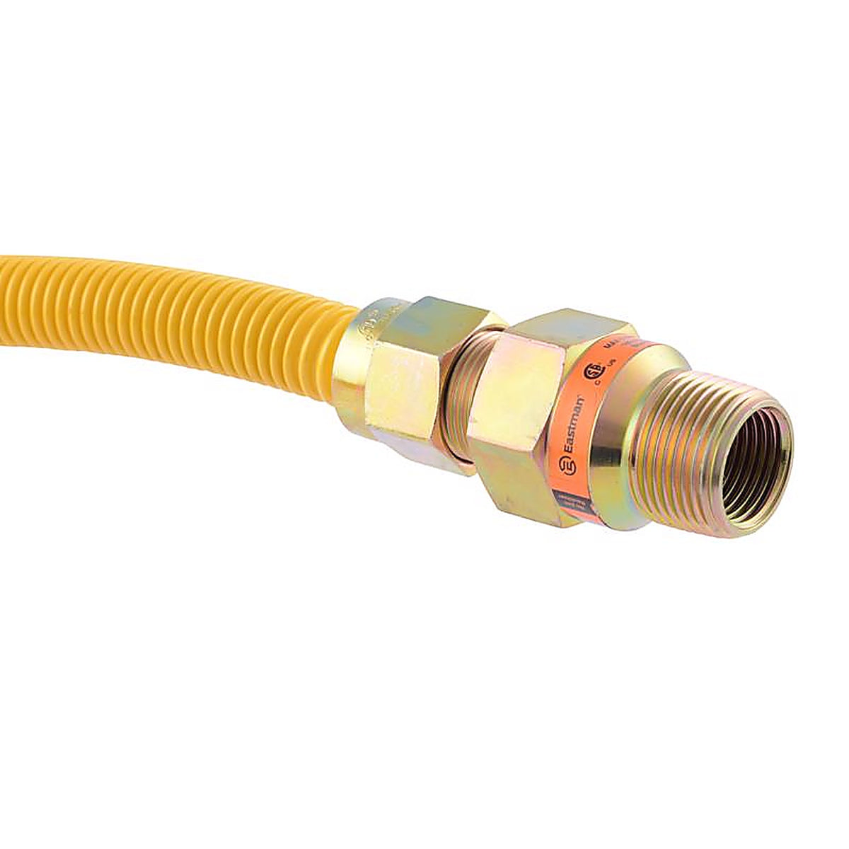 Brasscraft CSSC44R-60 P ProCoat 1/2 MIP x 1/2 Dia. x 60 in. L MIP Stainless Steel Gas Connector