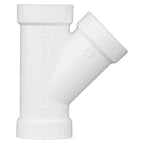 Charlotte Pipe PVC006001000 Schedule 40 2 in. Hub x 2 in. Dia. Hub PVC Wye
