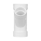 Charlotte Pipe PVC006011000 Schedule 40 1-1/2 in. Hub x 2 in. Dia. Hub PVC Reducing Wye