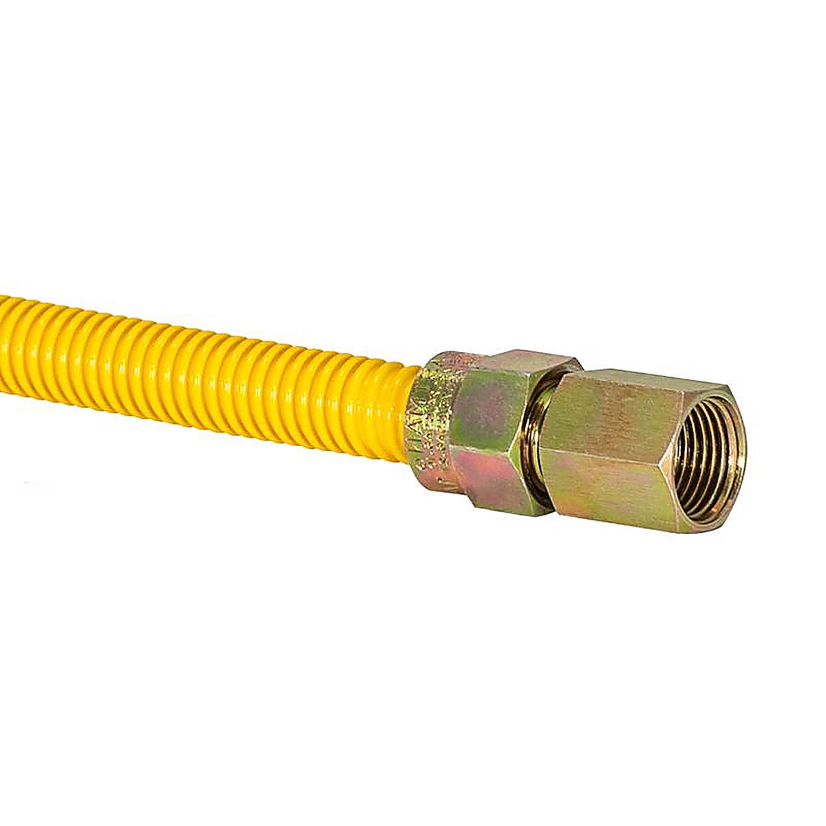 Brasscraft CSSL45R-36 P Safety+PLUS 1/2 MIP x 1/2 Dia. x 36 in. L FIP Stainless Steel Gas Connector