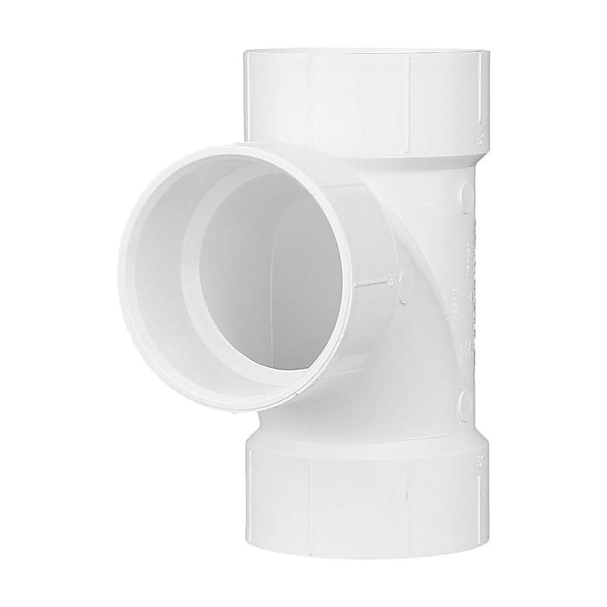 Charlotte Pipe PVC004001200 3 in. Hub x 3 in. Dia. Hub PVC Sanitary Tee