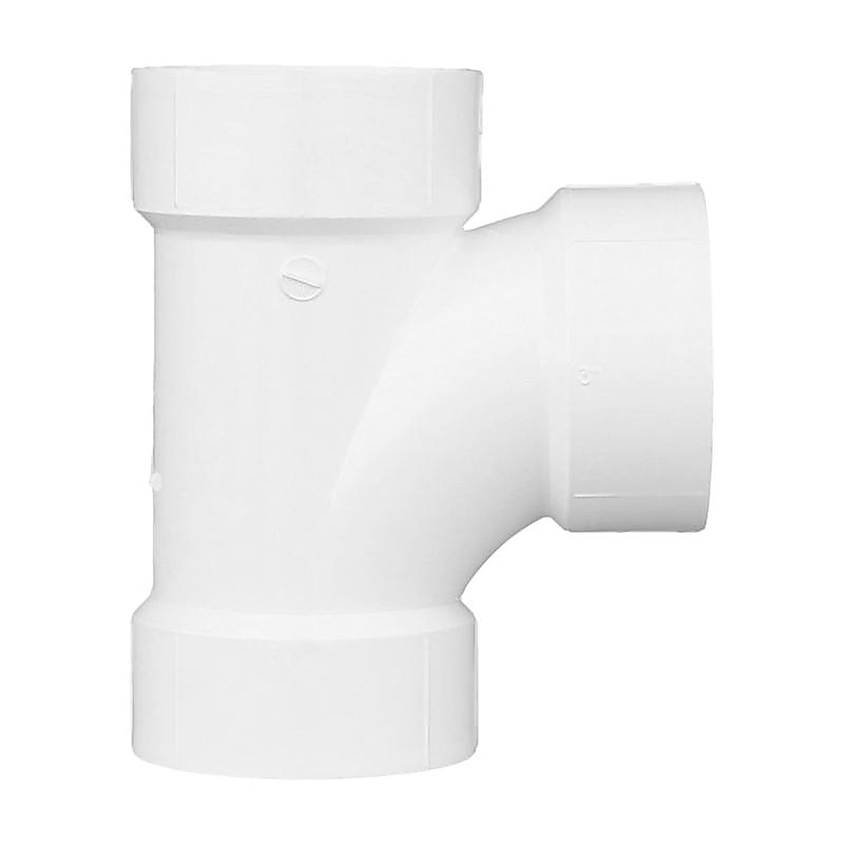 Charlotte Pipe PVC004001200 3 in. Hub x 3 in. Dia. Hub PVC Sanitary Tee