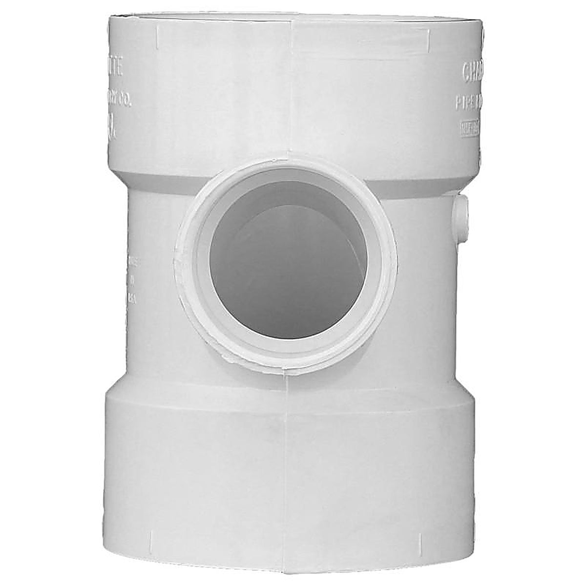 Charlotte Pipe PVC004011200 Schedule 40 3 in. Hub x 3 in. Dia. Hub PVC Sanitary Tee