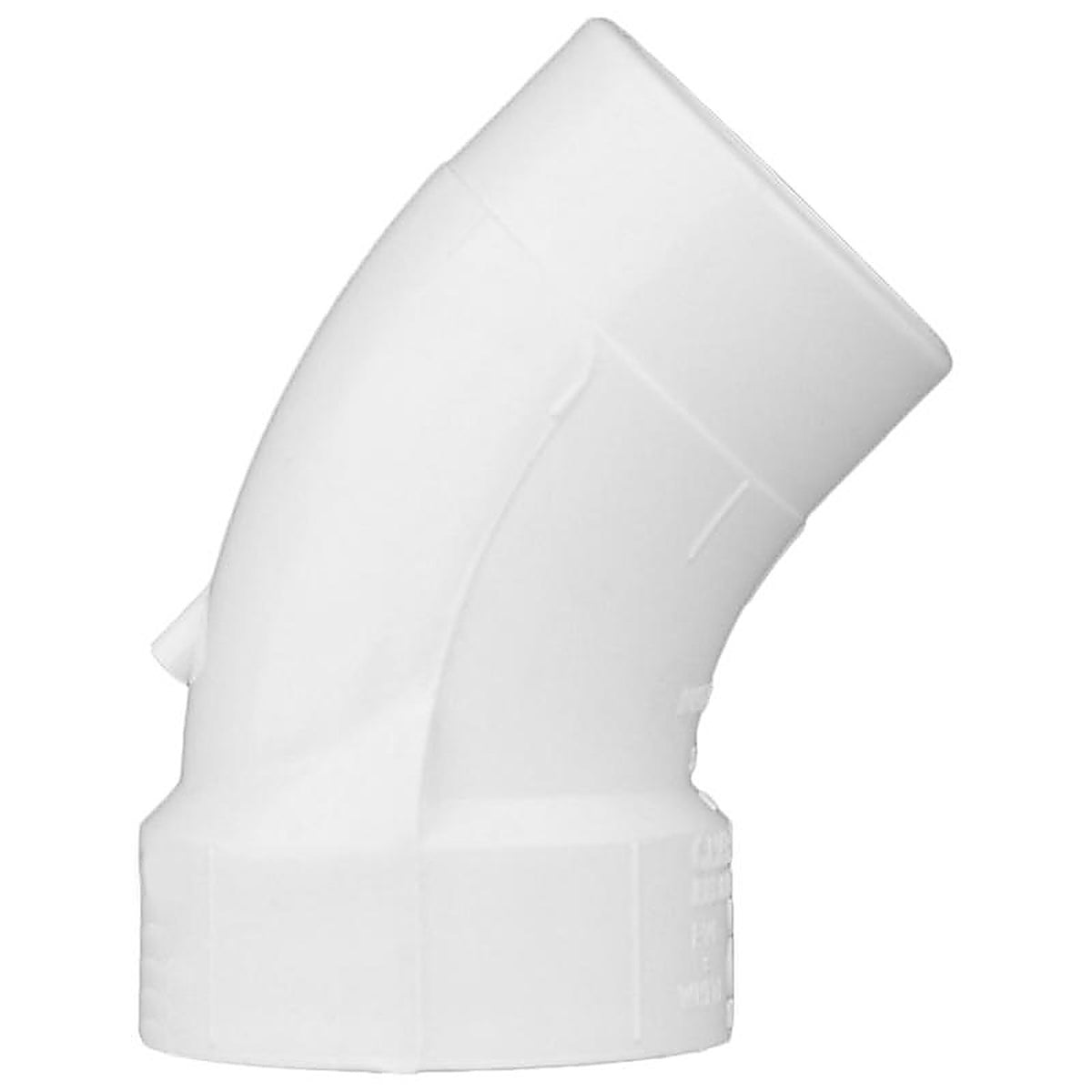 Charlotte Pipe PVC003230800 Schedule 40 1-1/2 in. Hub x 1-1/2 in. Dia. Spigot PVC Street Elbow