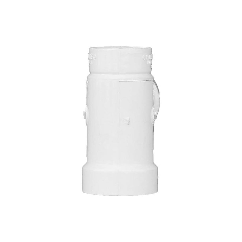 Charlotte Pipe PVC004010800 Schedule 40 2 in. Hub x 1-1/2 in. Dia. Spigot PVC Sanitary Tee