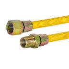 Brasscraft CSSD54-24 P ProCoat 1/2 in. FIP x 1/2 in. Dia. x 24 in. L MIP Stainless Steel Gas Connector