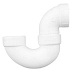 Charlotte Pipe PVC00706X0600 Schedule 40 1-1/2 in. Hub x 1-1/2 in. Dia. Hub PVC P-Trap
