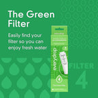 Whirlpool EDR4RXD1 EveryDrop Filter 4 Refrigerator Replacement Filter For Whirlpool Filter 4