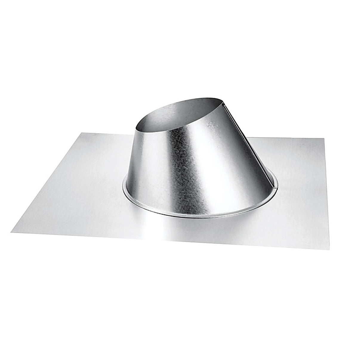 Duravent 46DVA-F6 DirectVent 6 in. Dia. Galvanized Steel Adjustable Fireplace Roof Flashing