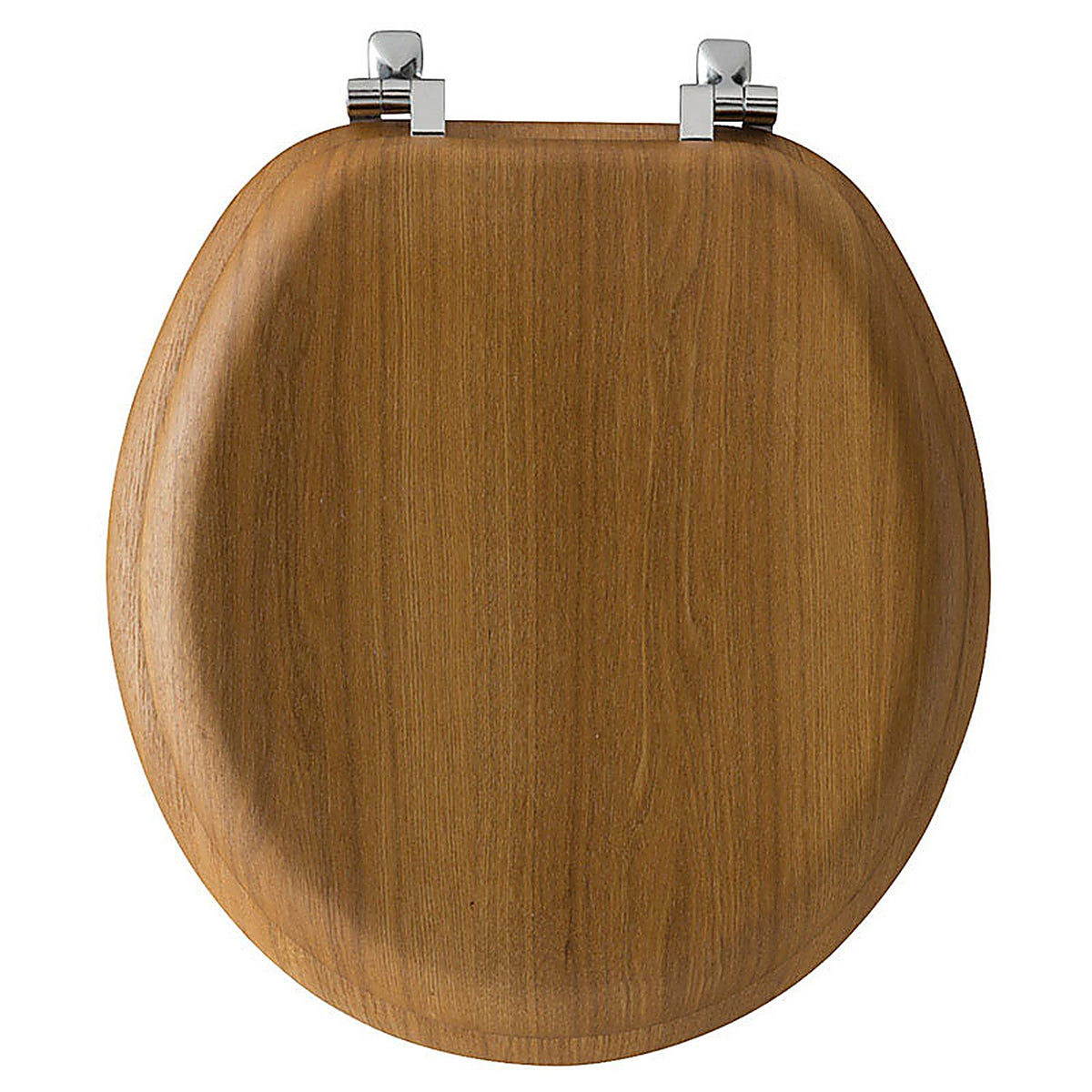Bemis 9601CP-263 Bemis Mayfair Round Oak Wood Toilet Seat