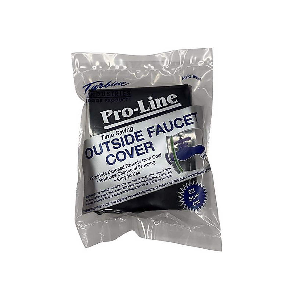 Mueller 922-60CT Turbine Open Cell Foam Faucet Cover, 1/pk
