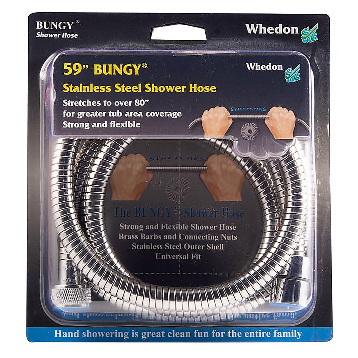 Whedon AF205C BUNGY Chrome Stainless Steel Shower Hose