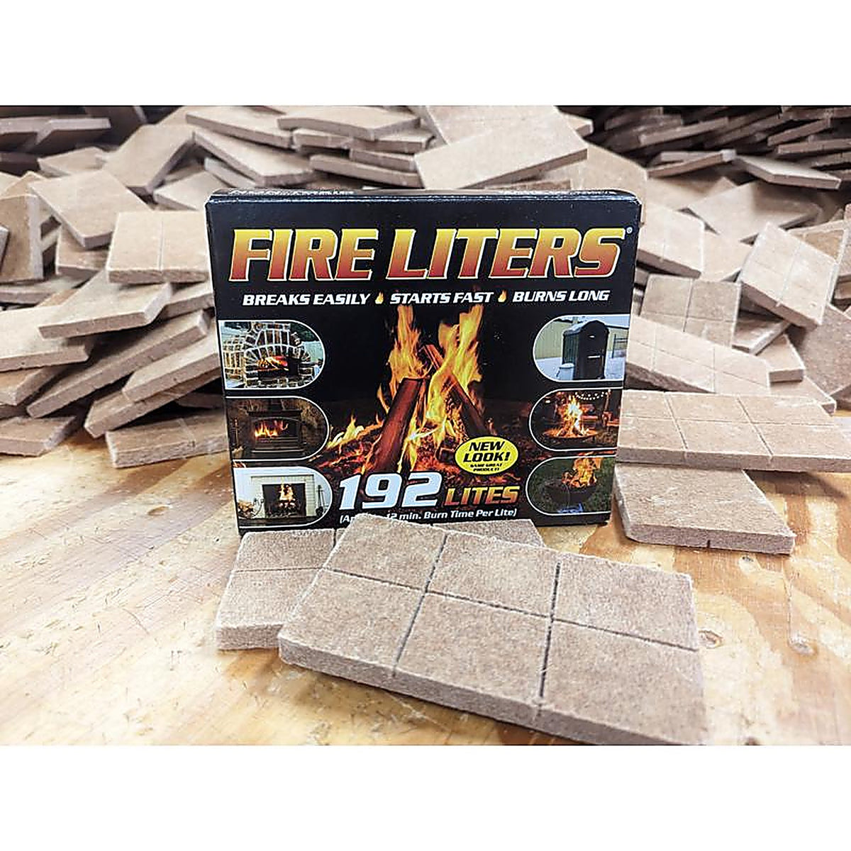 Fire Liters 10192 Wood Fiber Fire Starter 192/Pack