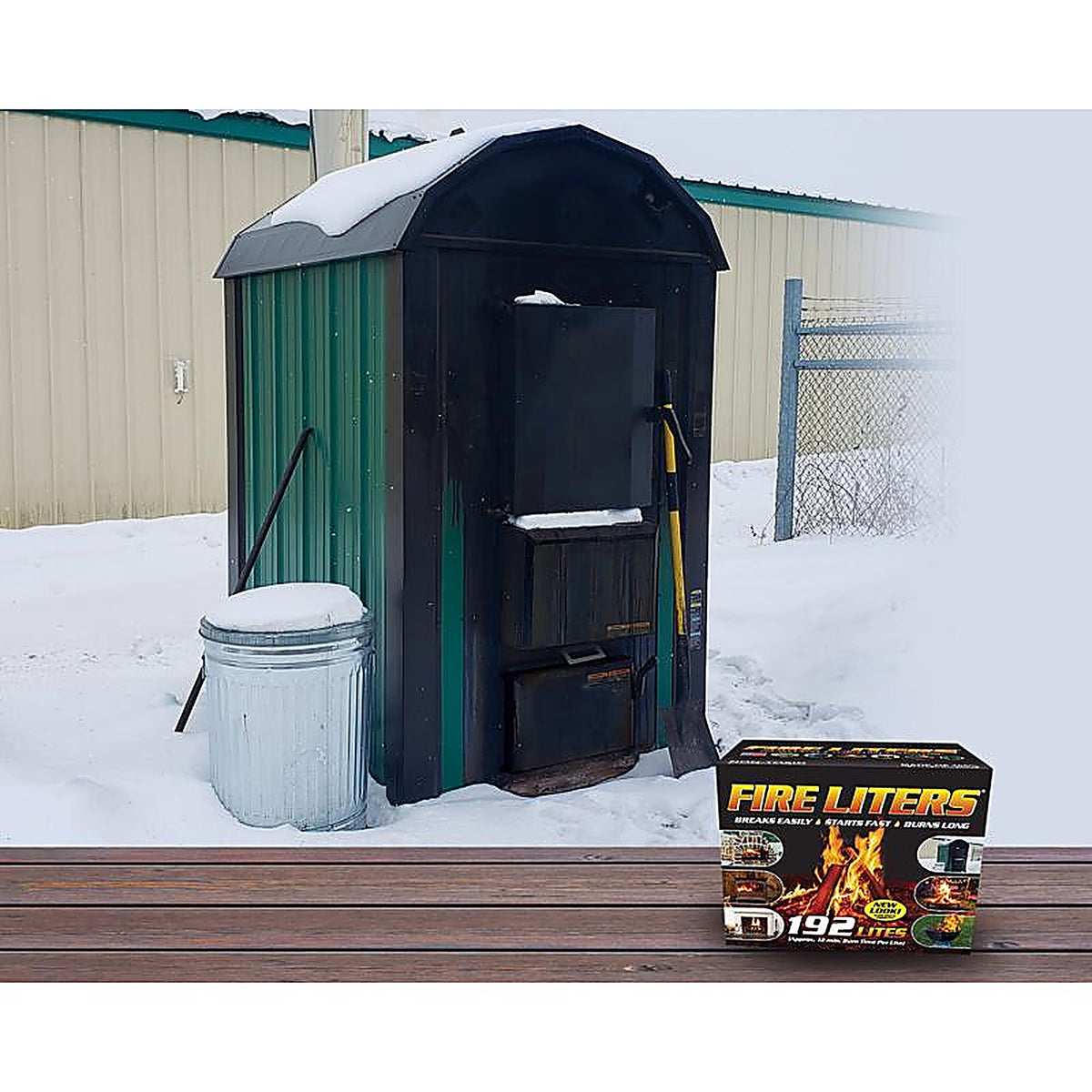 Fire Liters 10192 Wood Fiber Fire Starter 192/Pack