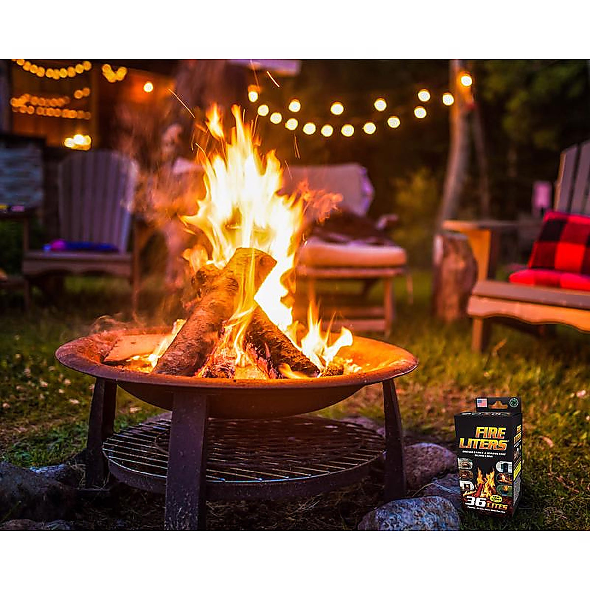 Fire Liters 10836 Wood Fiber Fire Starter 36/Pack