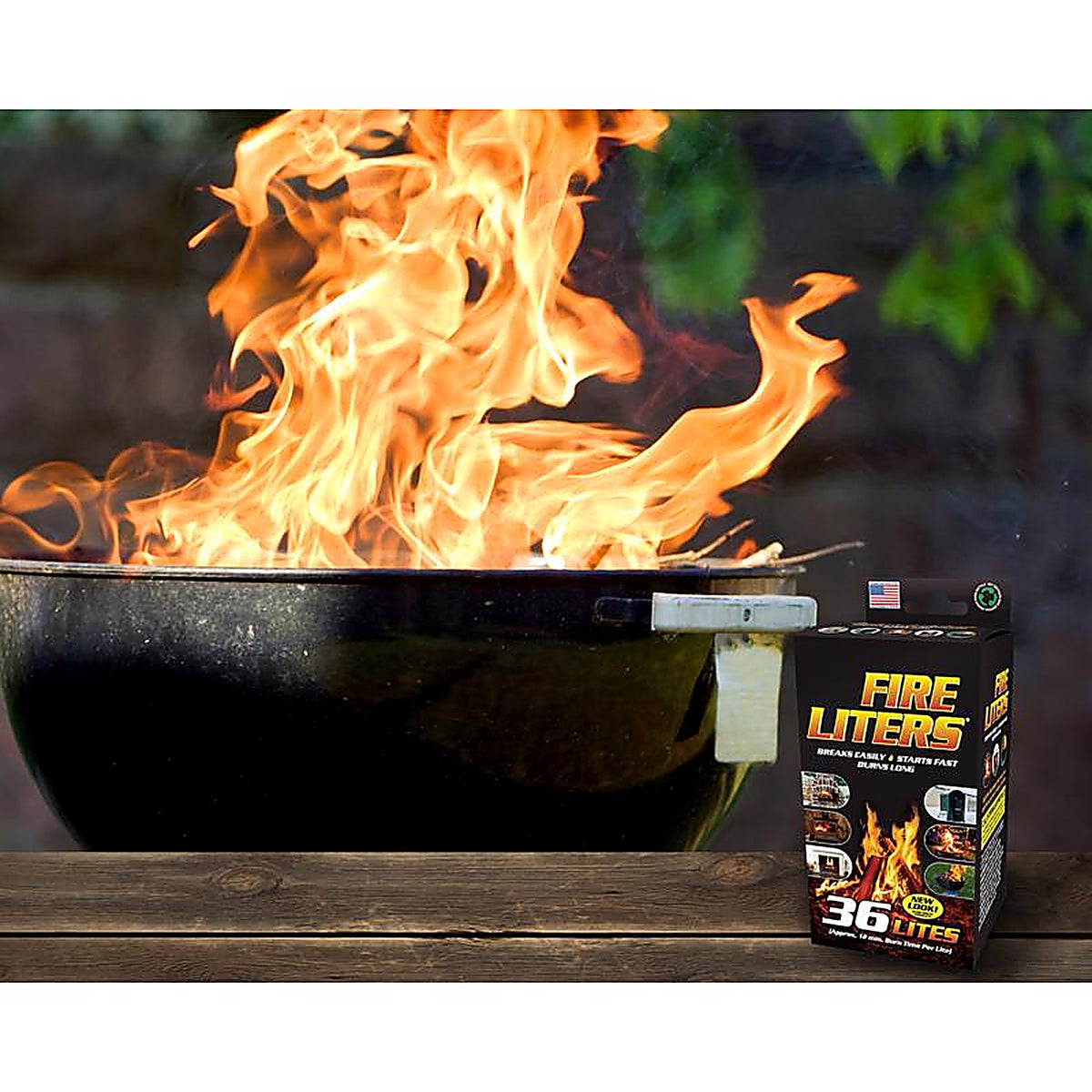 Fire Liters 10836 Wood Fiber Fire Starter 36/Pack