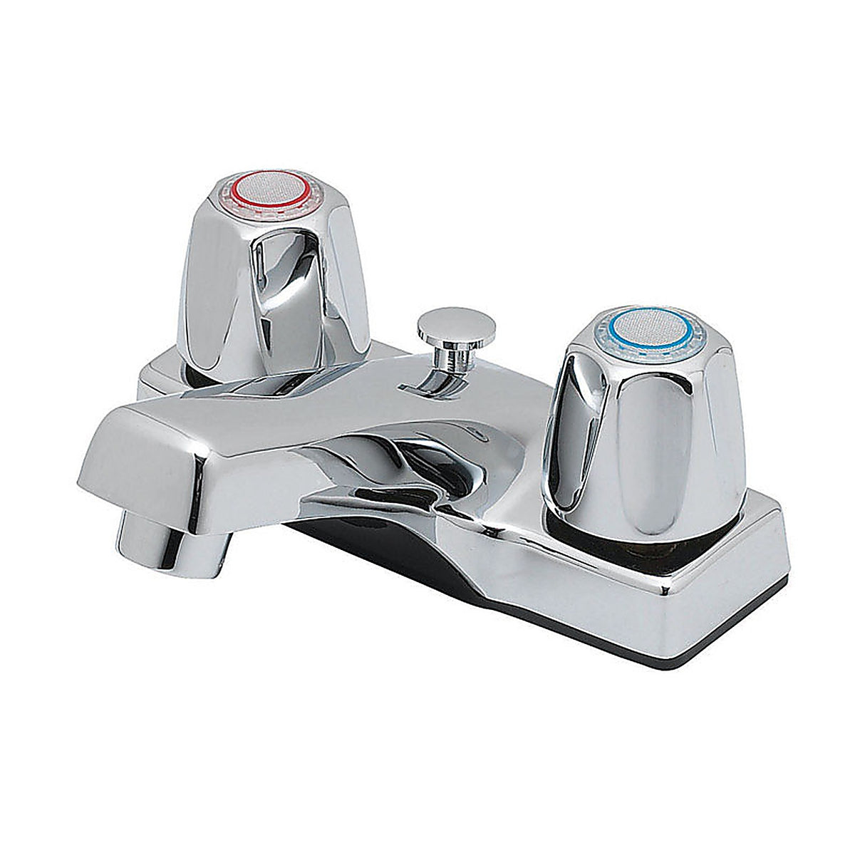 OakBrook 67869W-6001 Coastal Chrome Two Handle Lavatory Pop-Up Faucet 4 in.