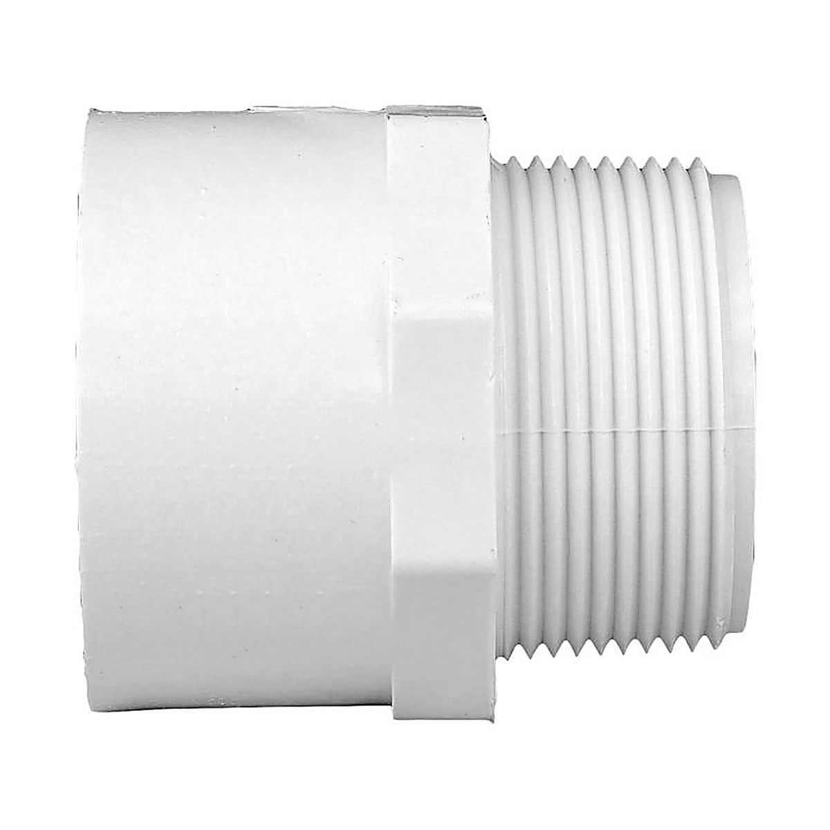 Charlotte Pipe PVC 02109 1400 Schedule 40 1-1/2 in. Slip x 1-1/2 in. Dia. MPT PVC Adapter