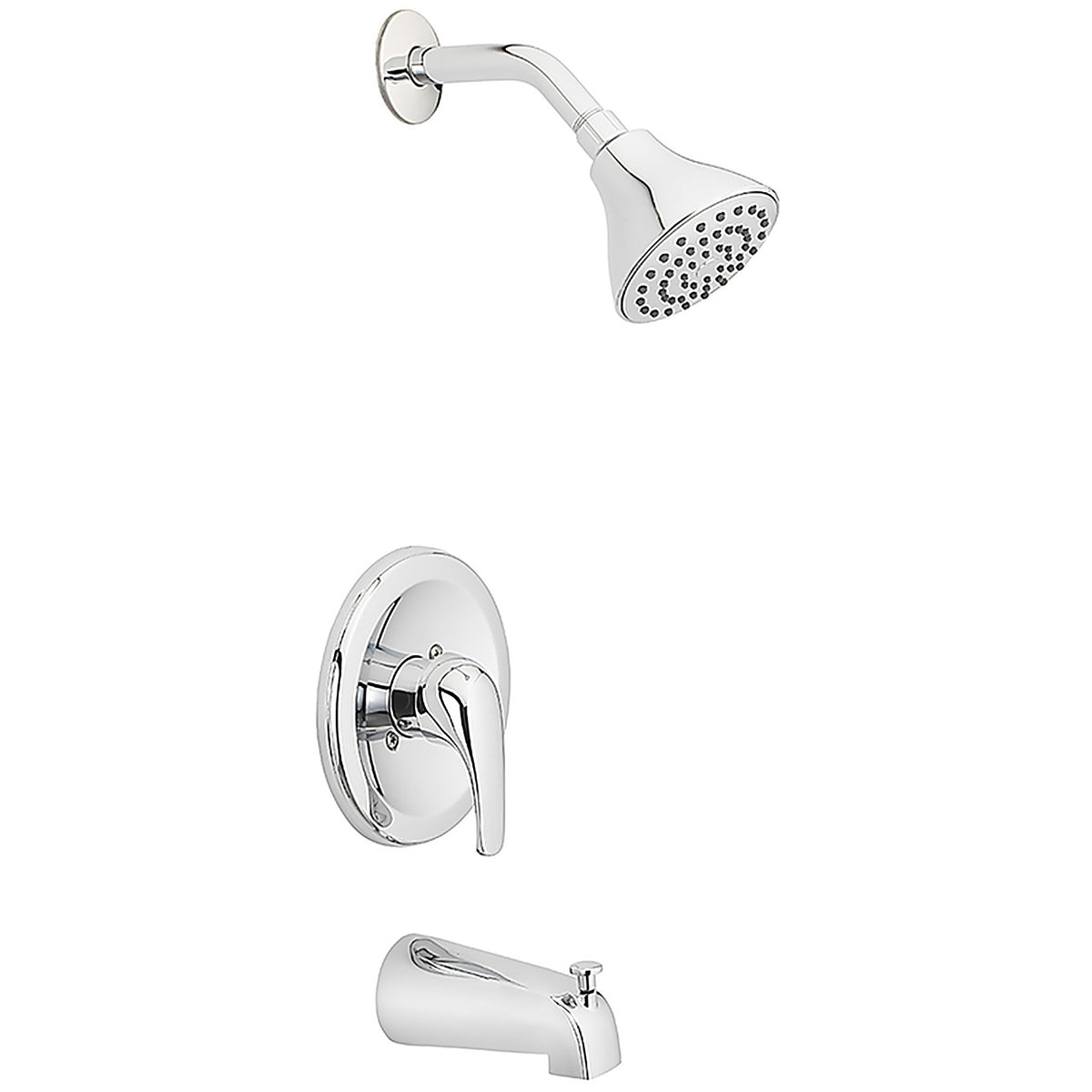 OakBrook 874X-5001 Coastal 1-Handle Chrome Tub and Shower Faucet