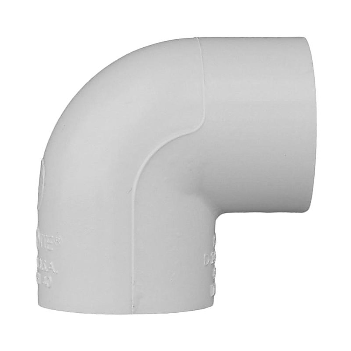 Charlotte Pipe PVC 02300 0600 Schedule 40 1/2 in. Slip x 1/2 in. Dia. Slip PVC Elbow