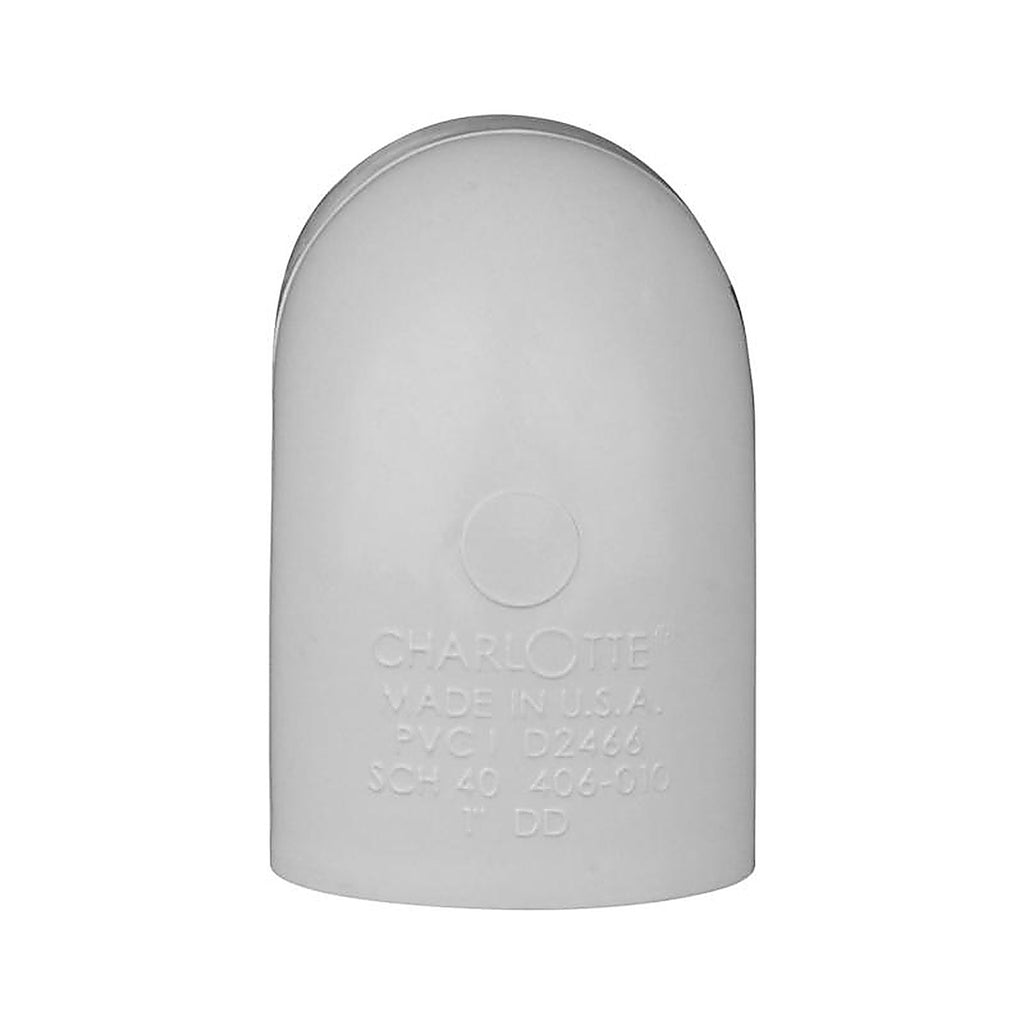 Charlotte Pipe PVC 02300 1000 Schedule 40 1 in. Slip x 1 in. Dia. Slip PVC Elbow