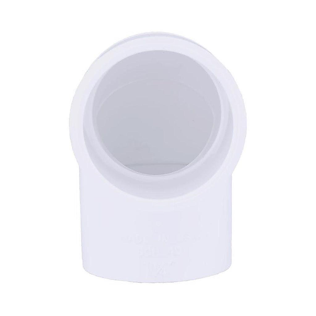 Charlotte Pipe PVC 02300 1200 Schedule 40 1-1/4 in. Slip x 1-1/4 in. Dia. Slip PVC Elbow