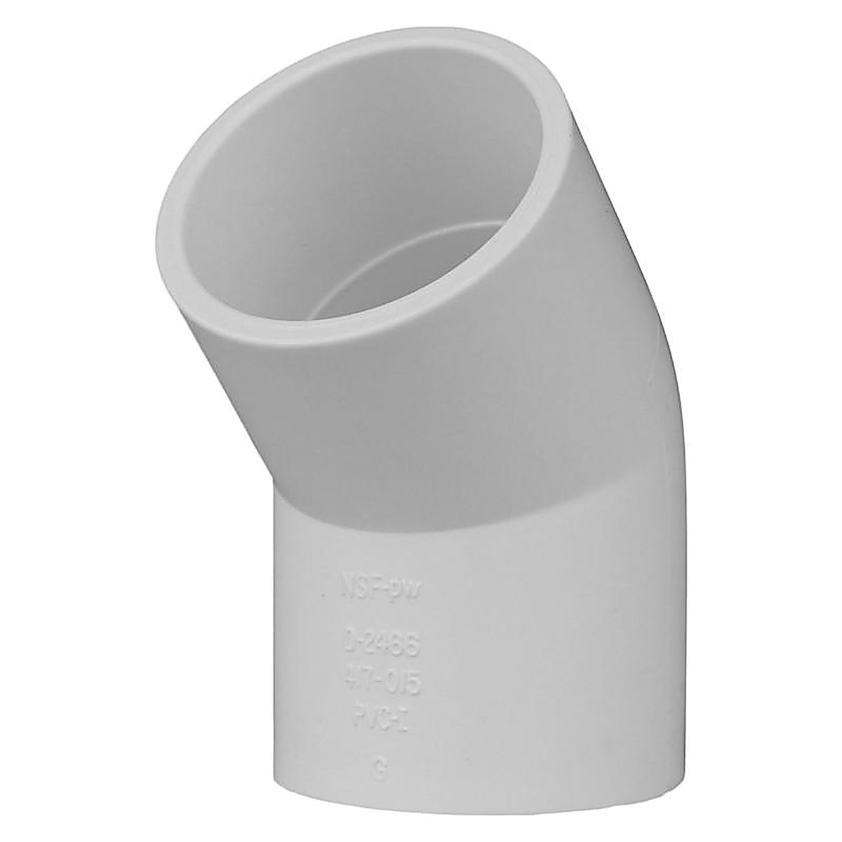 Charlotte Pipe PVC 02309 1400 Schedule 40 1-1/2 in. Slip x 1-1/2 in. Dia. Slip PVC Elbow