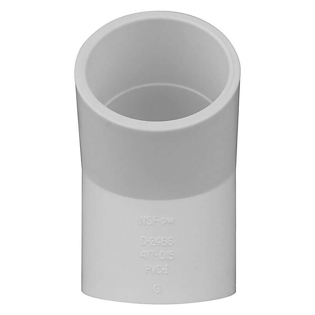Charlotte Pipe PVC 02309 1400 Schedule 40 1-1/2 in. Slip x 1-1/2 in. Dia. Slip PVC Elbow
