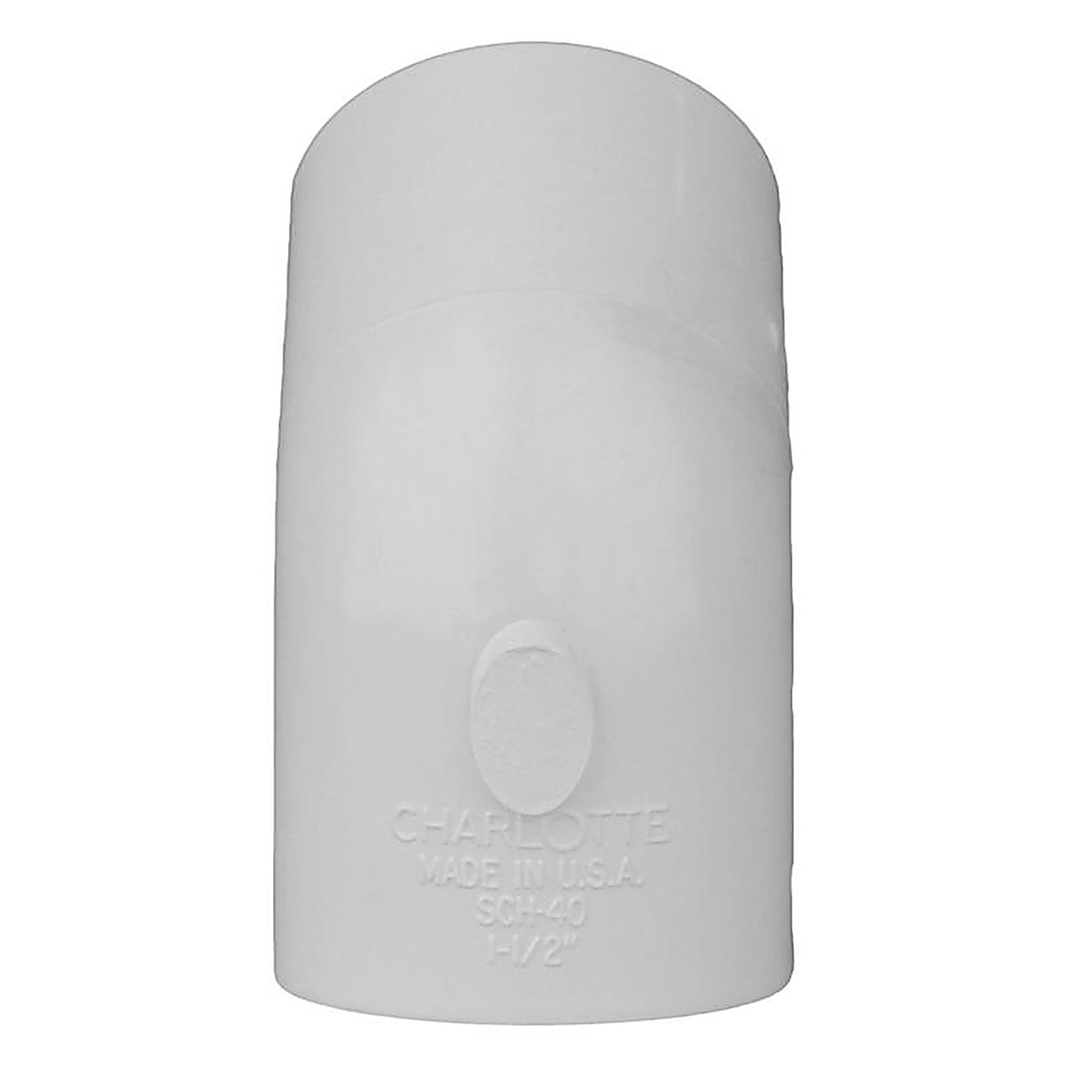 Charlotte Pipe PVC 02309 1400 Schedule 40 1-1/2 in. Slip x 1-1/2 in. Dia. Slip PVC Elbow