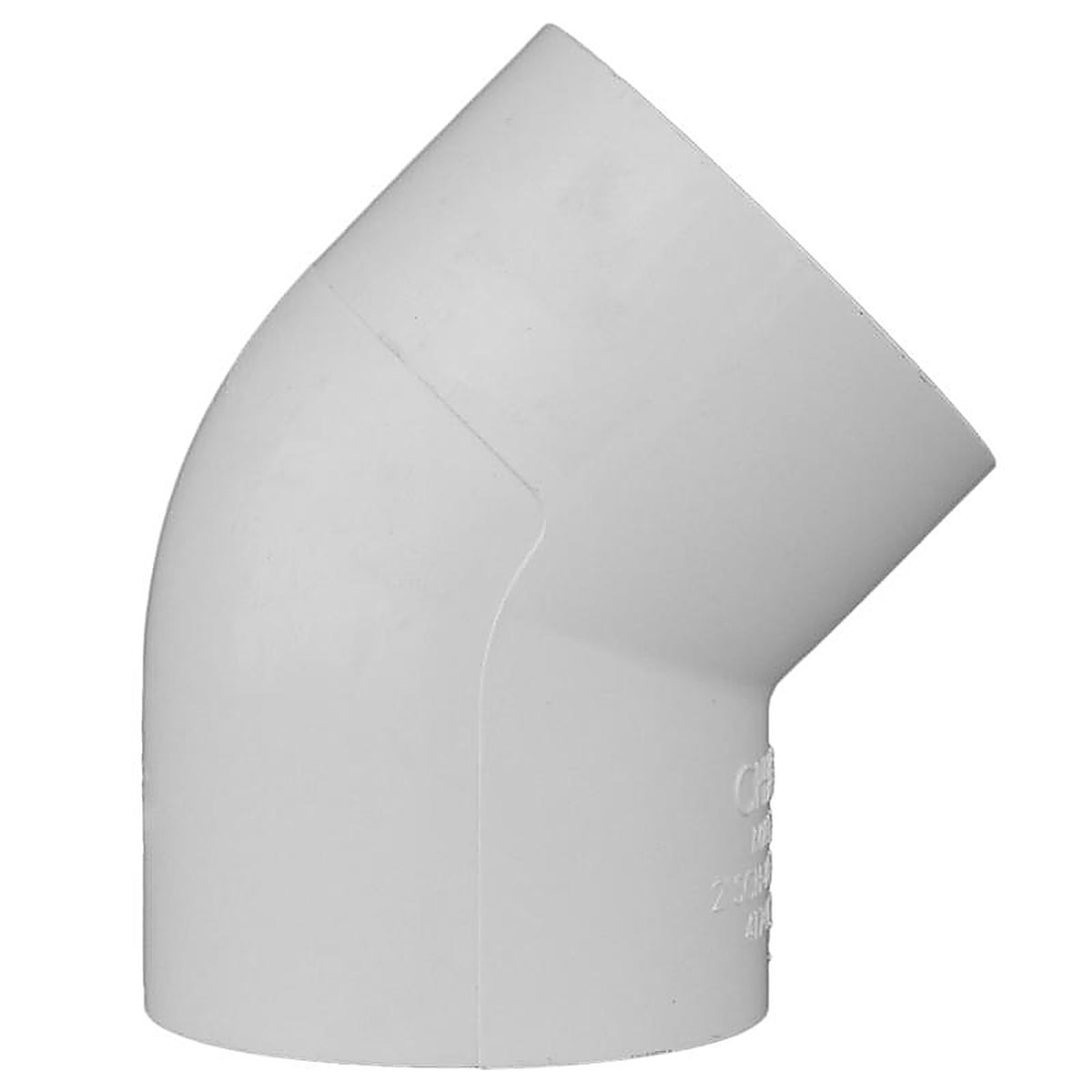 Charlotte Pipe PVC 02309 1600 Schedule 40 2 in. Slip x 2 in. Dia. Slip PVC Elbow