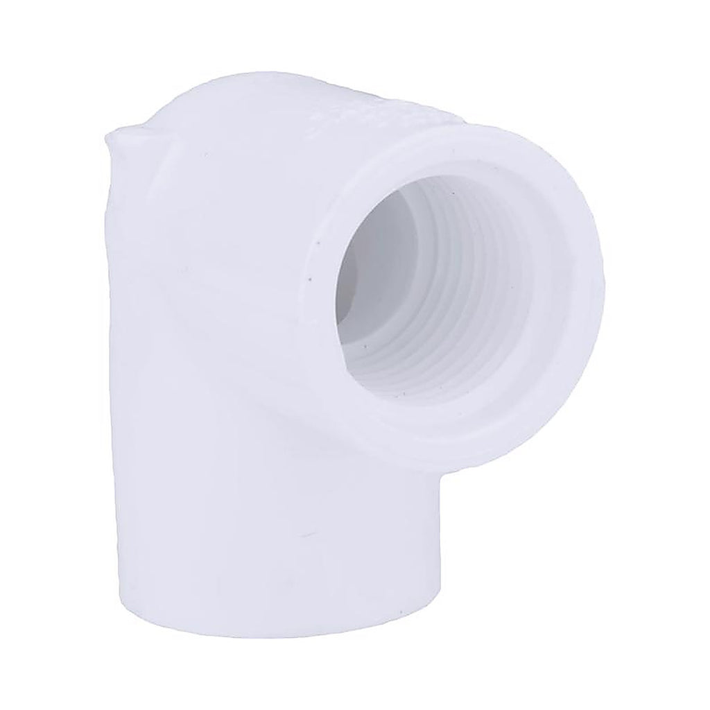 Charlotte Pipe PVC 02301 0600 Schedule 40 1/2 in. Slip x 1/2 in. Dia. FPT PVC Elbow