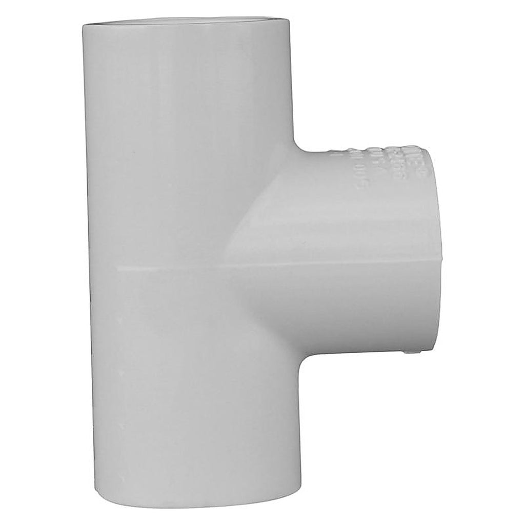 Charlotte Pipe PVC 02400 0600 Schedule 40 1/2 in. Slip x 1/2 in. Dia. Slip PVC Tee