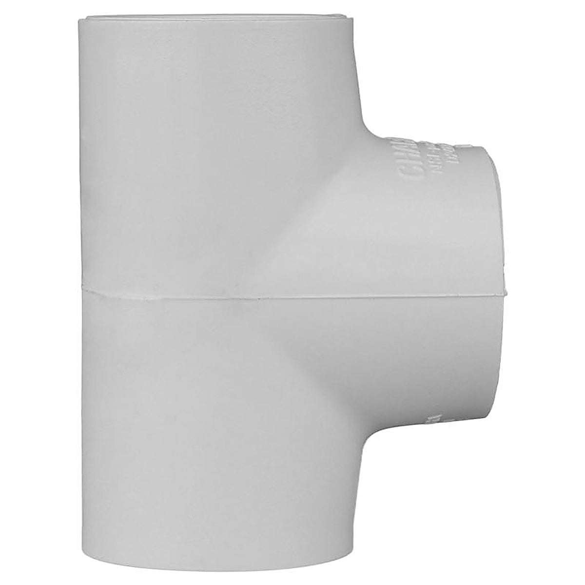Charlotte Pipe PVC 02400 1000 Schedule 40 1 in. Slip x 1 in. Dia. Slip PVC Tee