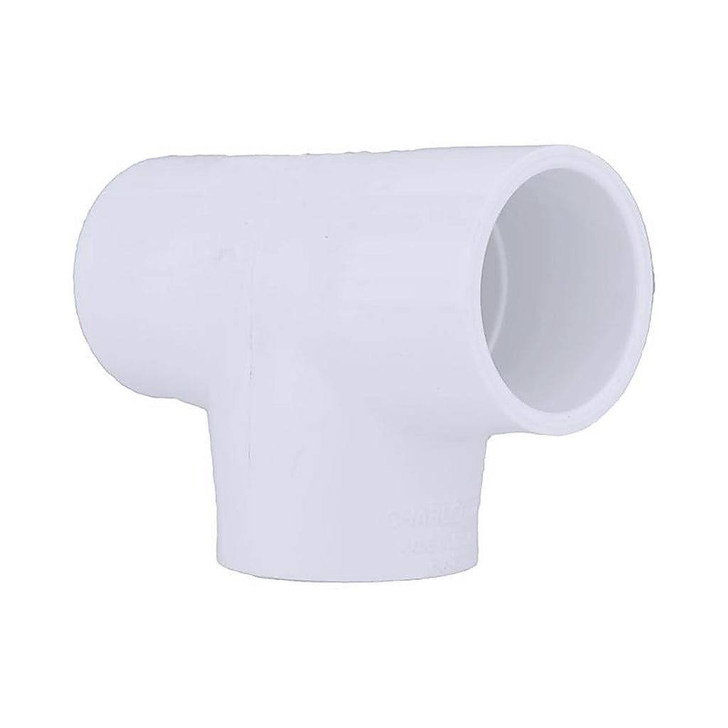 Charlotte Pipe PVC 02400 1200 Schedule 40 1-1/4 in. Slip x 1-1/4 in. Dia. Slip PVC Tee