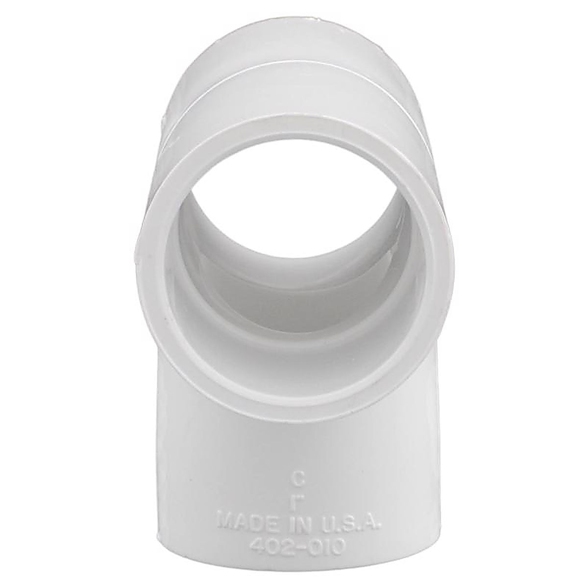 Charlotte Pipe PVC 02401 0600 Schedule 40 1/2 in. Slip x 1/2 in. Dia. Slip PVC Tee
