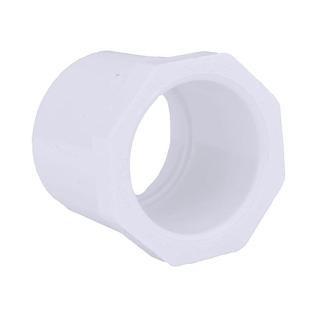 Charlotte Pipe PVC 02107 1000 Schedule 40 1-1/4 in. Slip x 1 in. Dia. Slip PVC Reducing Bushing
